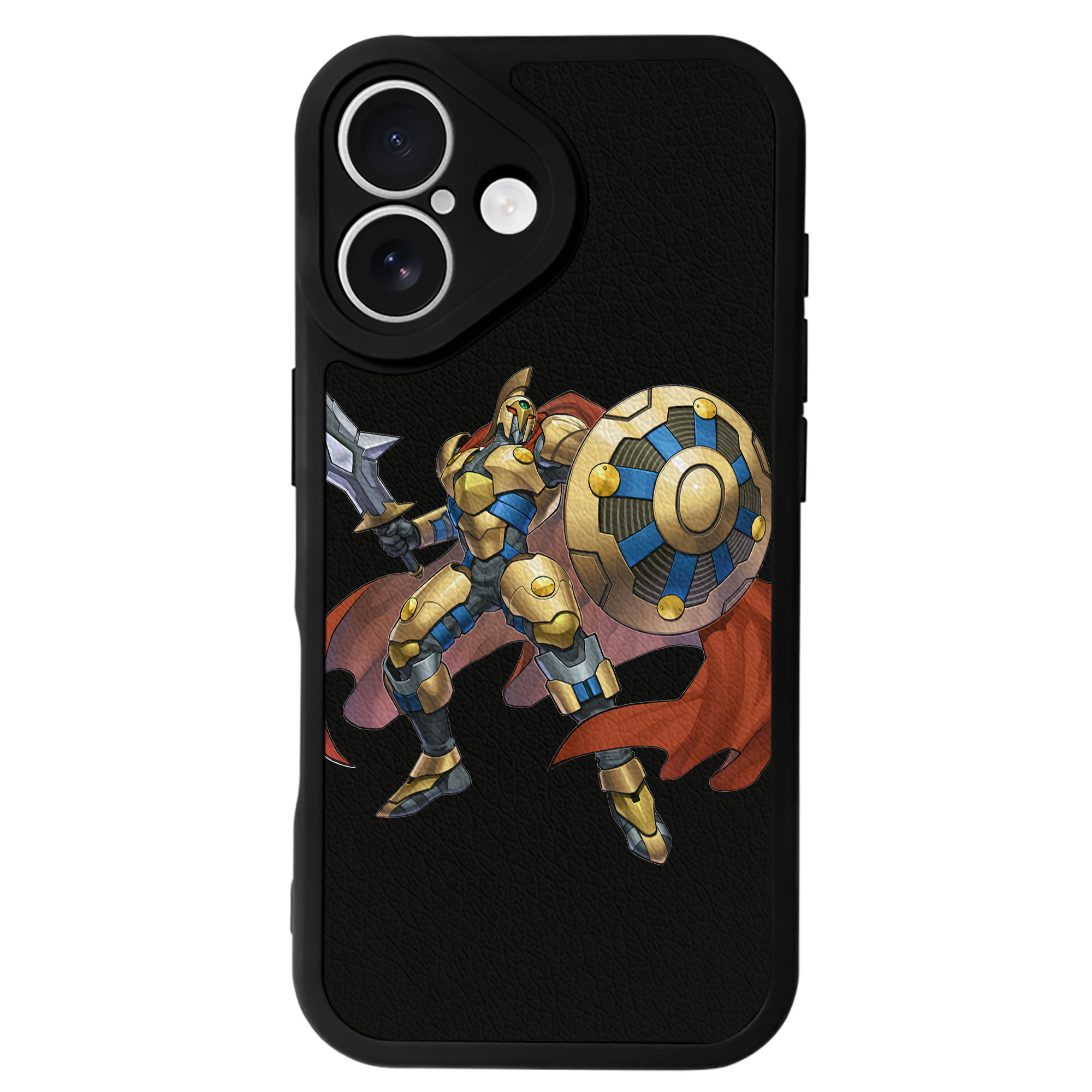 （画像用） 遊☆戯☆王 Yu-Gi-Oh! 【iPhone 16シリーズ対応】シリコンスマホケース（レザー調） 材質：シリコン
